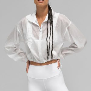 Game Time Full Zip Jacket - White