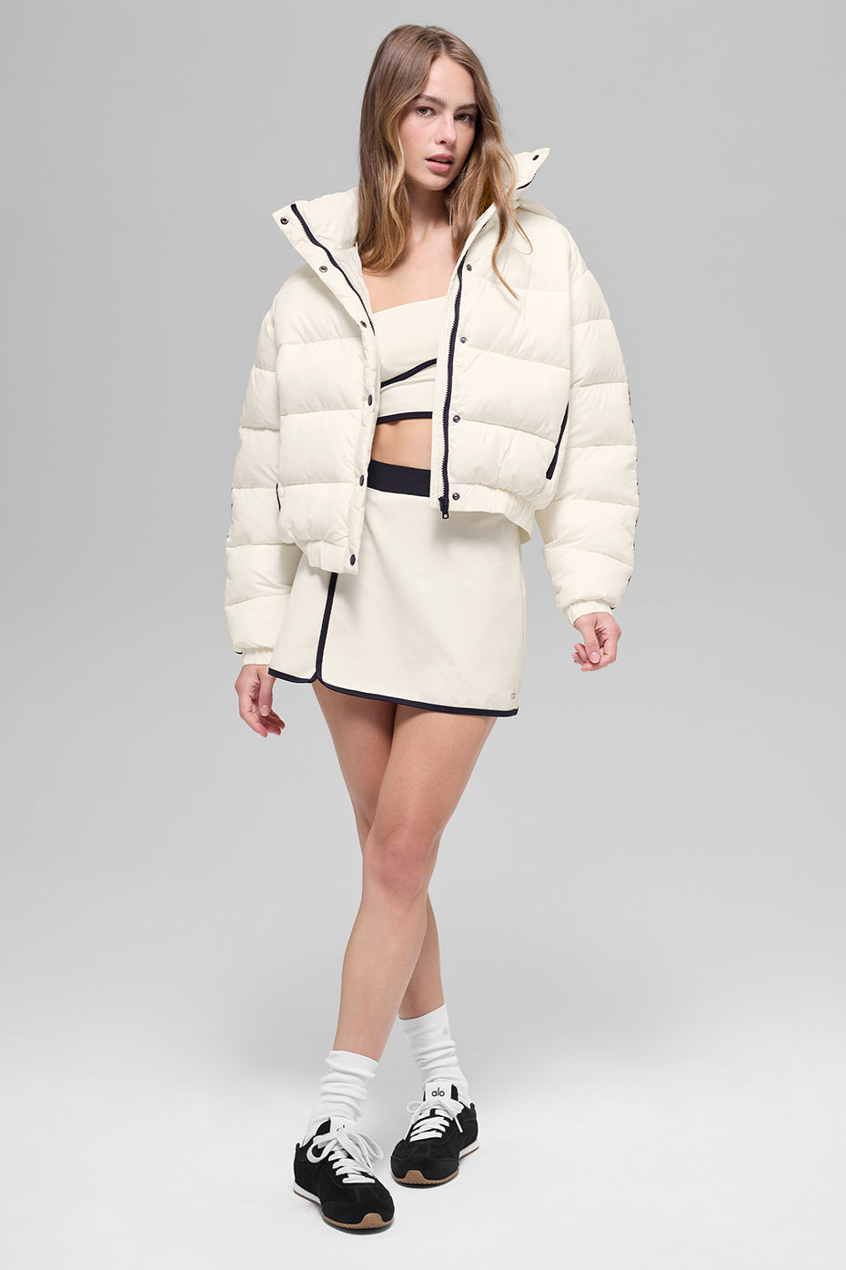 Aspen Love Puffer Jacket - Ivory - Image 4