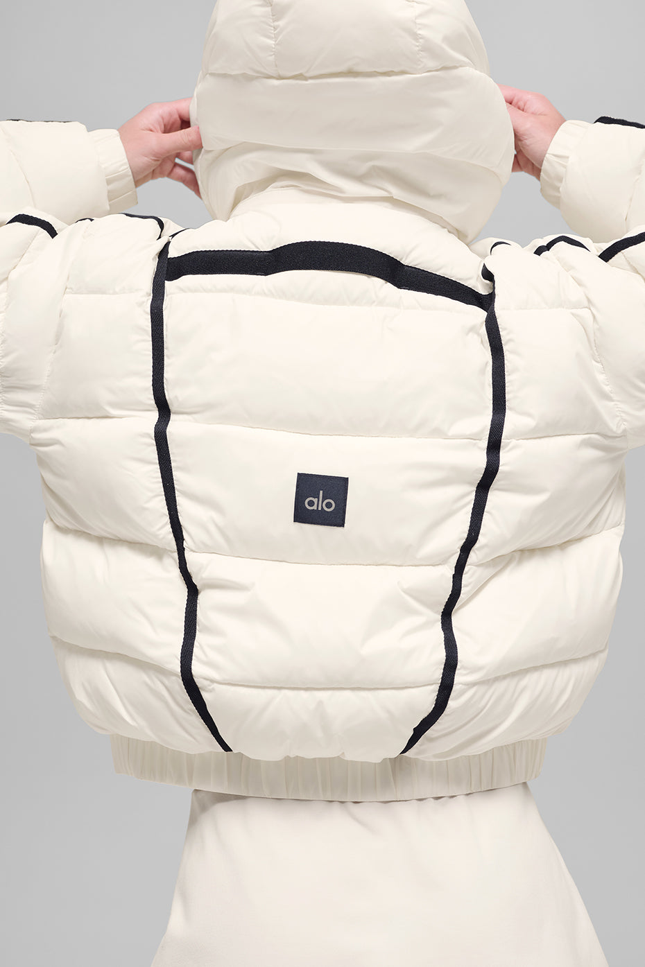 Aspen Love Puffer Jacket - Ivory - Image 3
