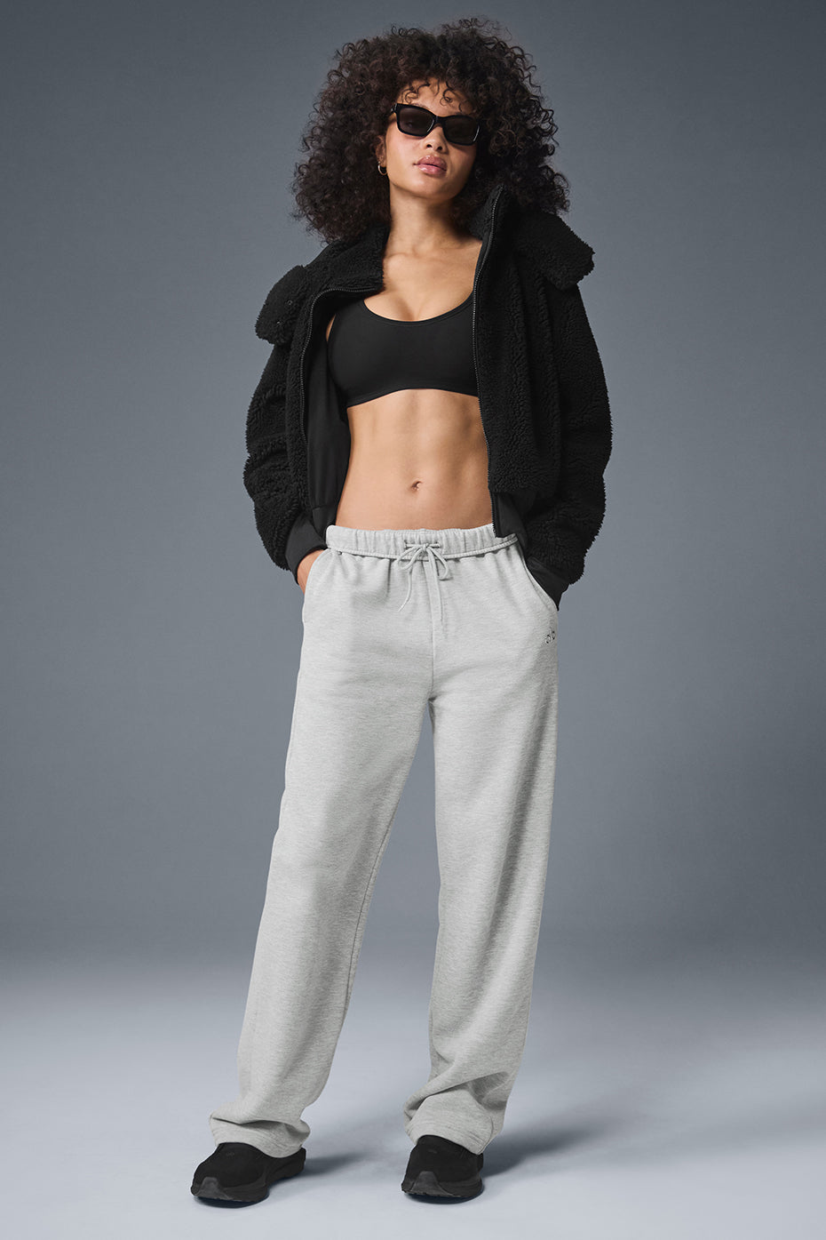 Foxy Sherpa Jacket - Black - Image 6