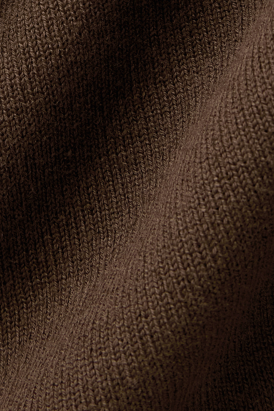 Scholar Knit Cropped Full Zip Jacket - Espresso - Image 5