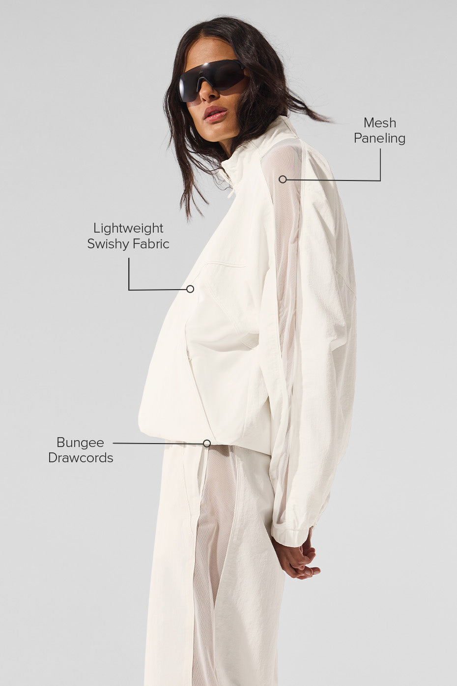 Origin Full-Zip Track Jacket - Ivory - Image 2