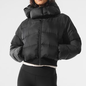 Foxy Puffer Jacket - Black