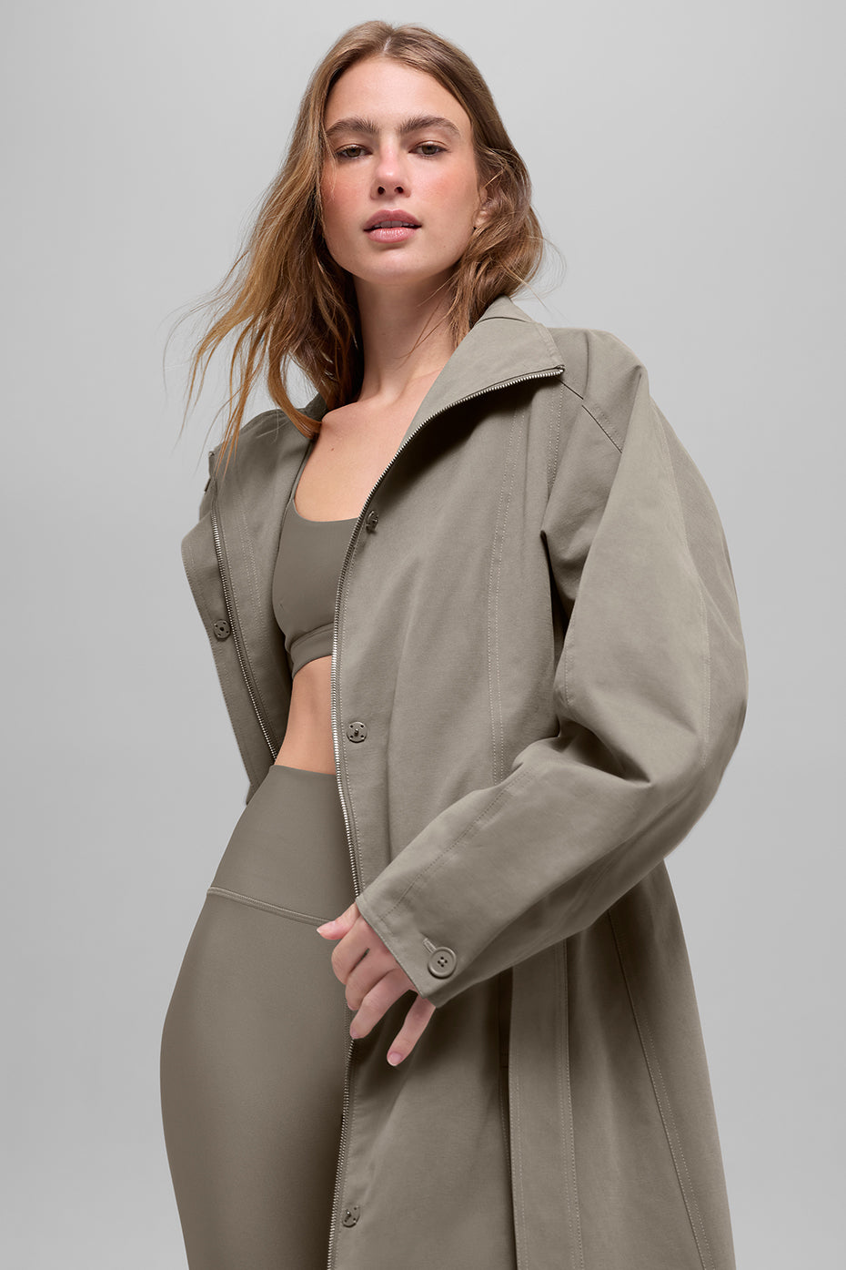 Journey Trench Coat - Light Cocoa - Image 4