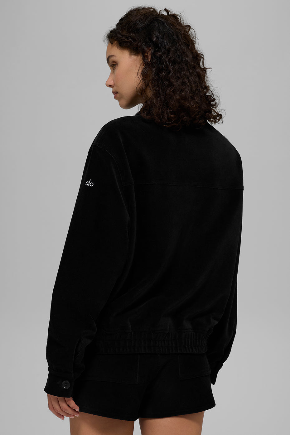Micro Corduroy On Duty Jacket - Black - Image 3