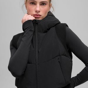 Fast Lane Puffer Vest - Black