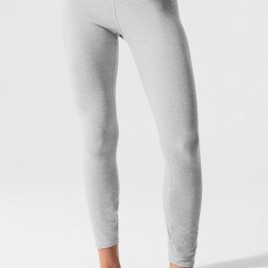 Alosoft High-Waist 7/8 Highlight Legging - Athletic Heather Grey