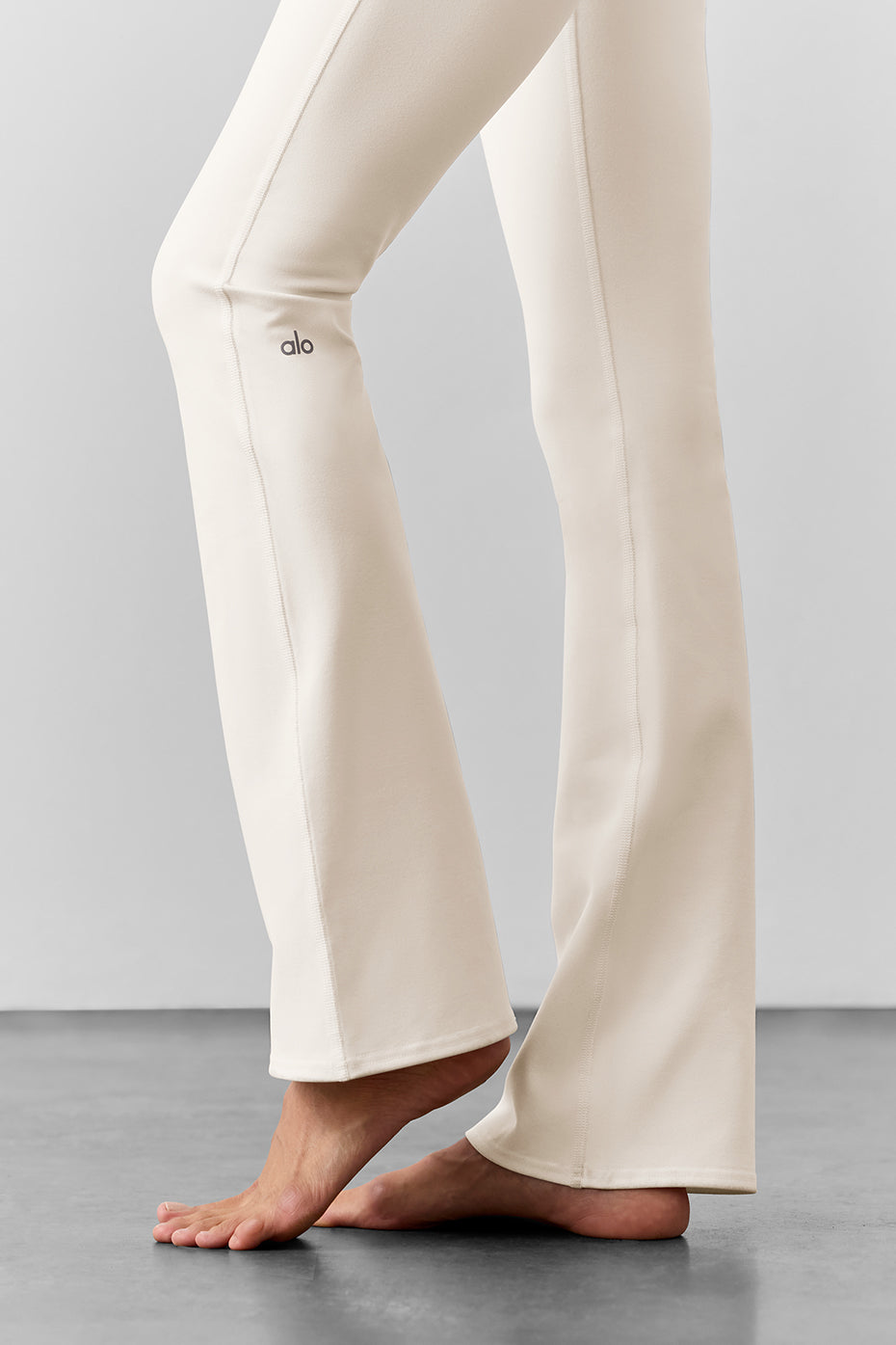 Airbrush High-Waist Bootcut Legging - Ivory - Image 5