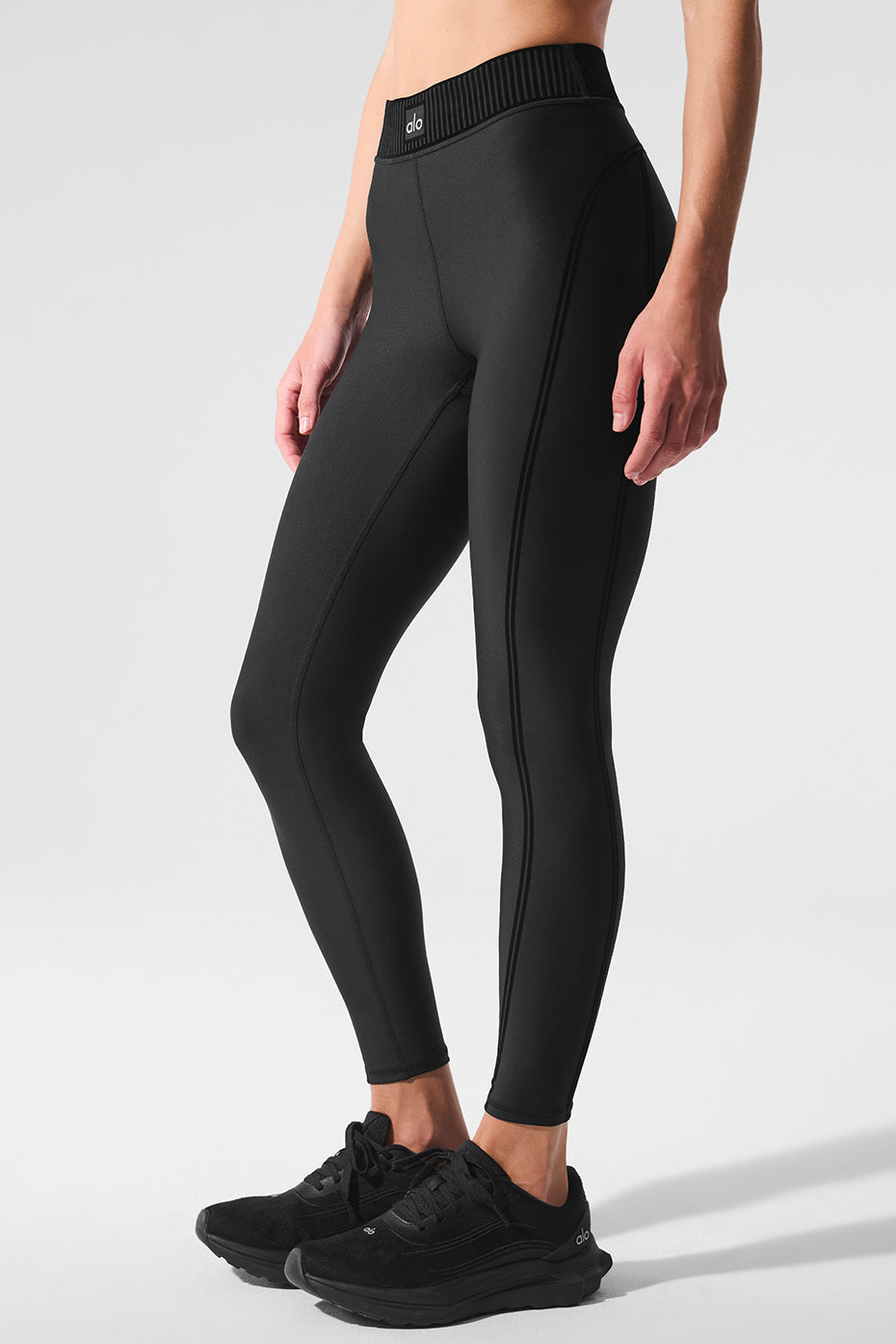 Airlift High-Waist 7/8 Line Up Legging - Black - Image 3