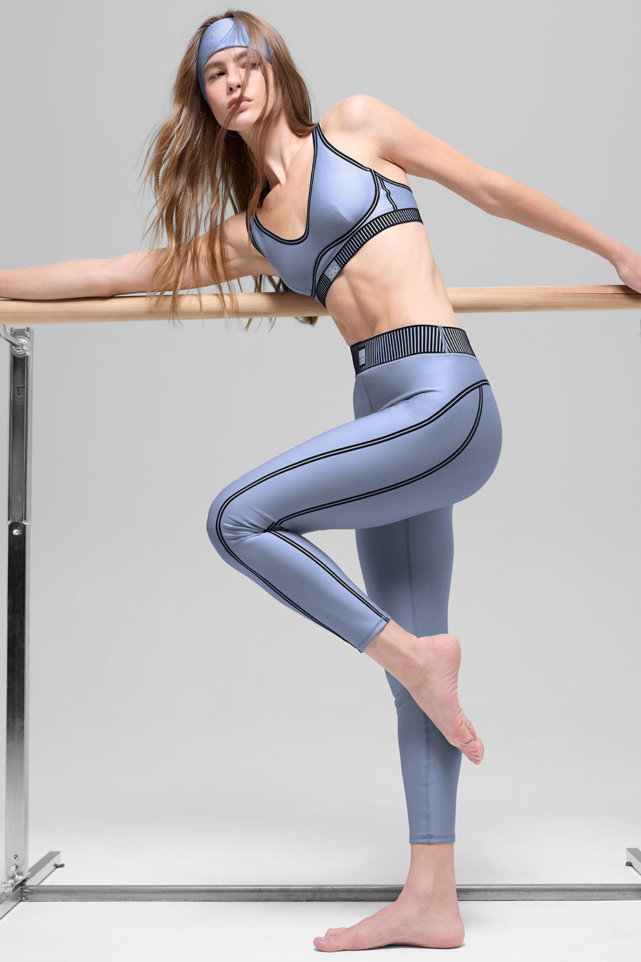 Airlift High-Waist 7/8 Line Up Legging - Winter Frost - Image 4