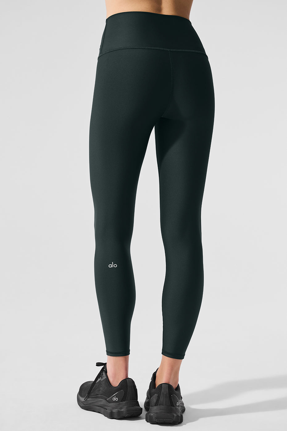 7/8 High-Waist Airlift Legging - Charcoal Green - Image 2