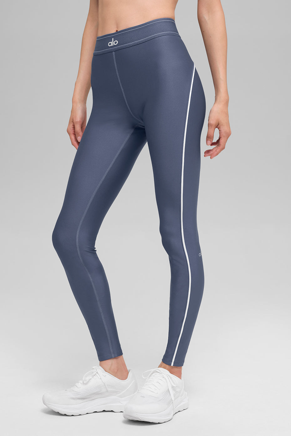 Airlift High-Waist Suit Up Legging - Bluestone/White - Image 4