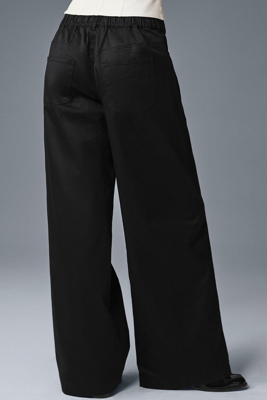 Wanderlust Wide Leg Trouser - Black - Image 3