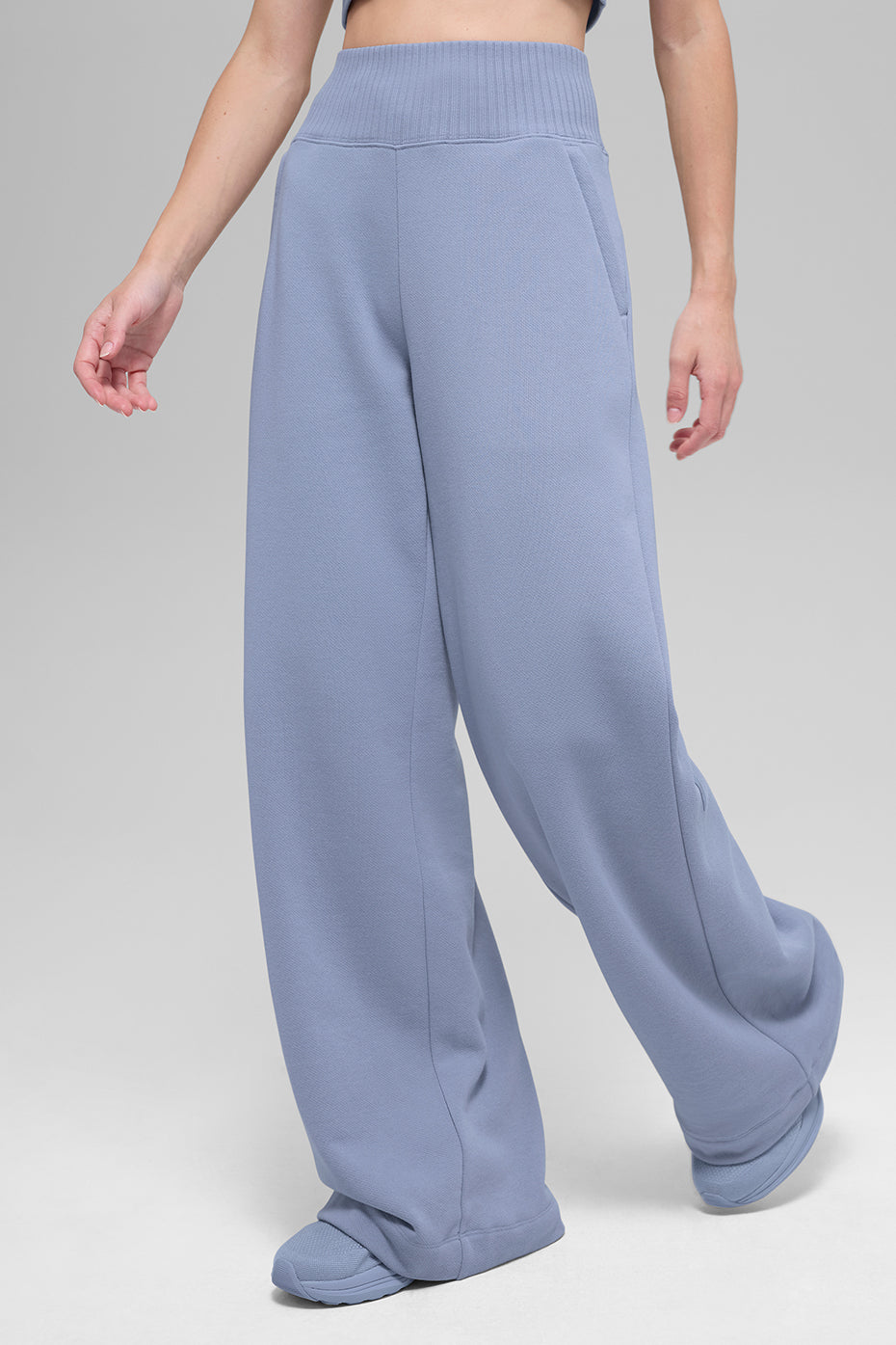 Serenity Wide Leg Sweatpant - Winter Frost - Image 3