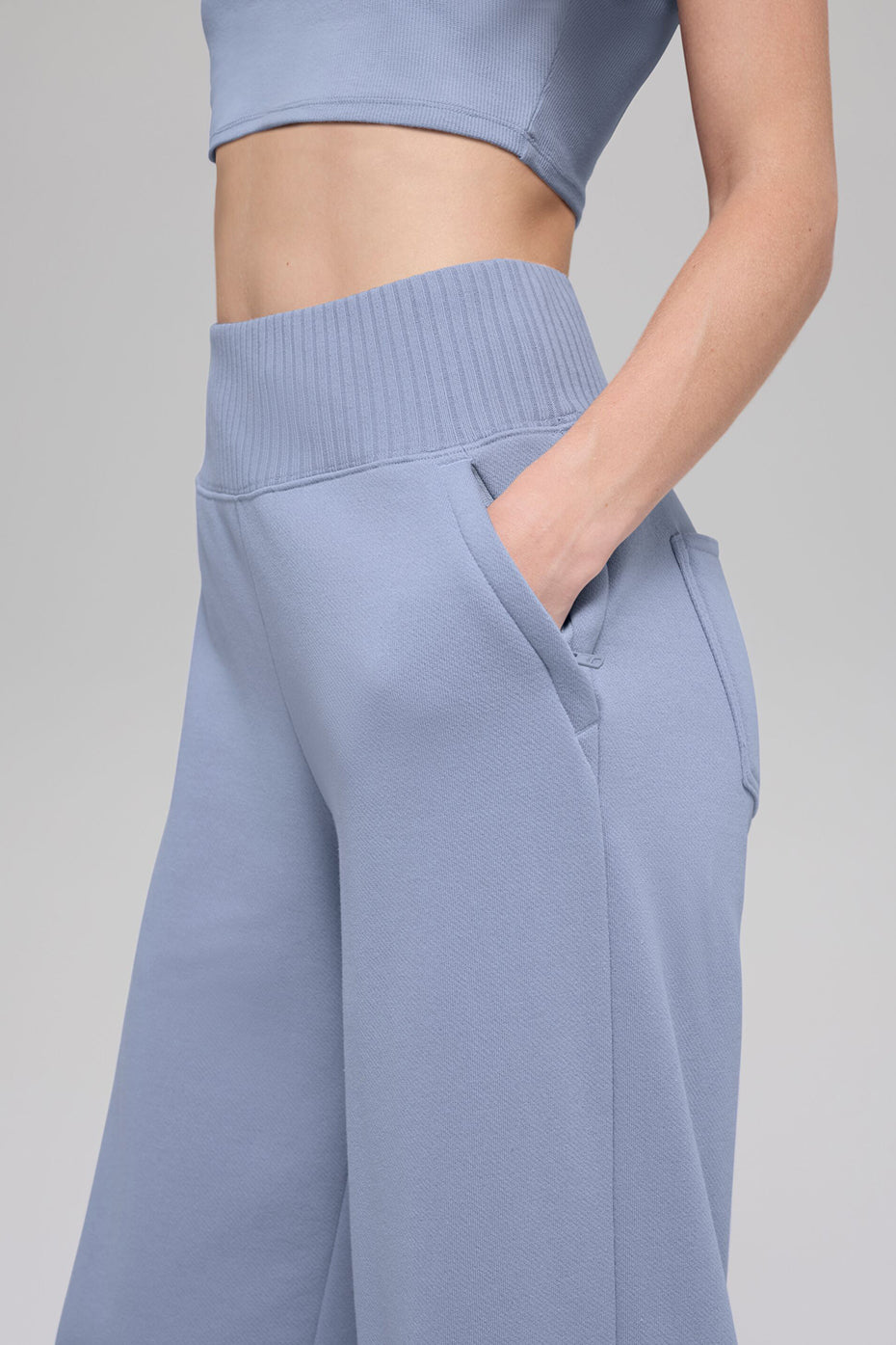 Serenity Wide Leg Sweatpant - Winter Frost - Image 2