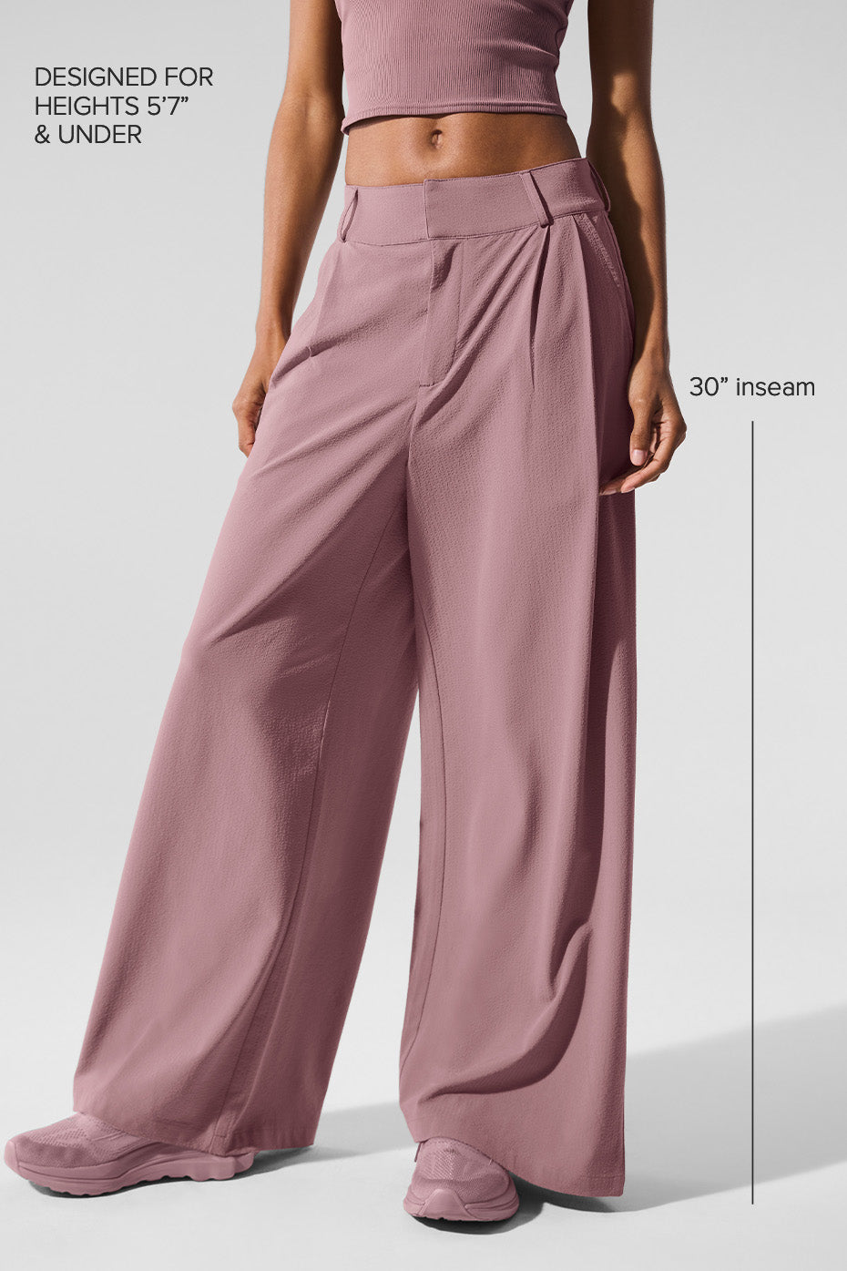 High-Waist Dreamscape Trouser (Regular) - Smoky Quartz - Image 2