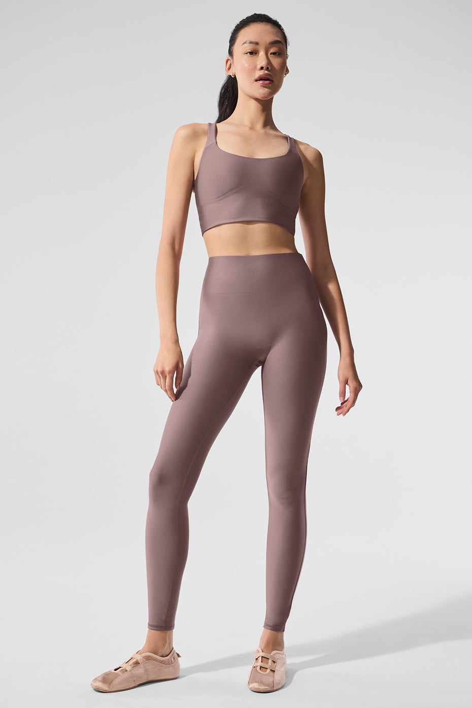 Airlift High-Waist Sleek Legging - Mushroom - Image 5