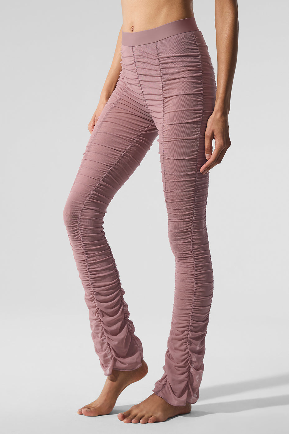 Airlift Mesh High-Waist Cherish Legging - Smoky Quartz - Image 4