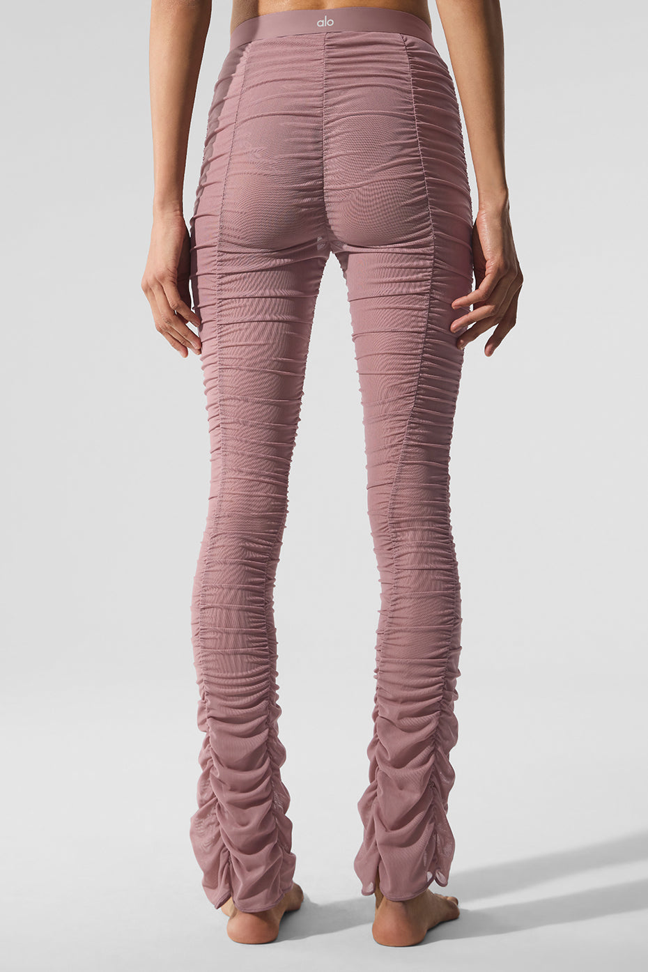 Airlift Mesh High-Waist Cherish Legging - Smoky Quartz - Image 5