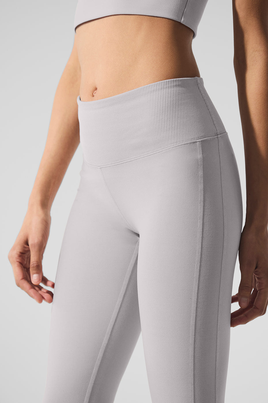 Washed Alosoft High-Waist Lounge Legging - Grey Sky Wash - Image 5