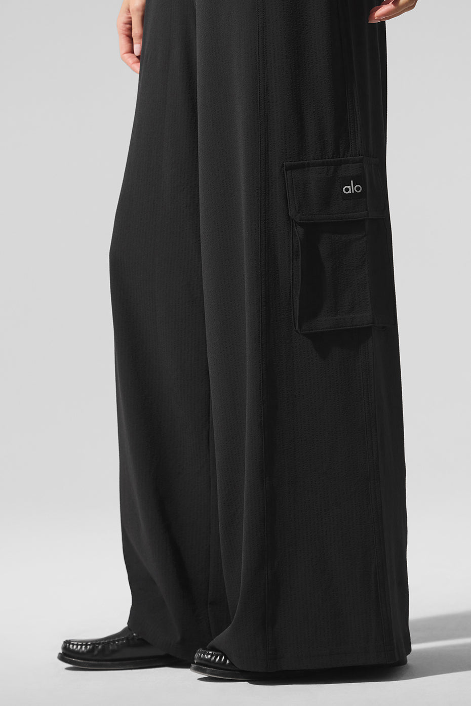 Dreamscape Cargo Wide Leg Pant - Black - Image 3