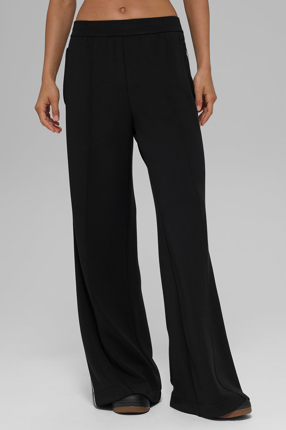 Track Star Wide Leg Pant (Long) - Black - Image 4