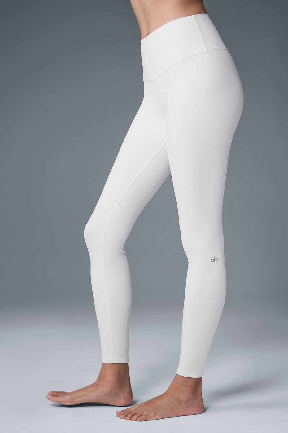 High-Waist Airbrush Legging - White - Image 5