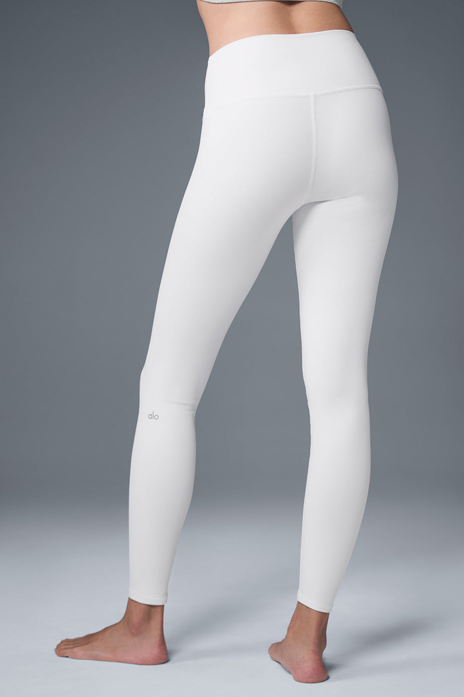 High-Waist Airbrush Legging - White - Image 2