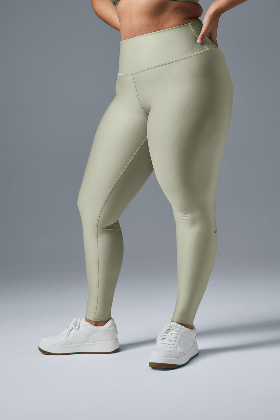 High-Waist Airlift Legging - Limestone - Image 5