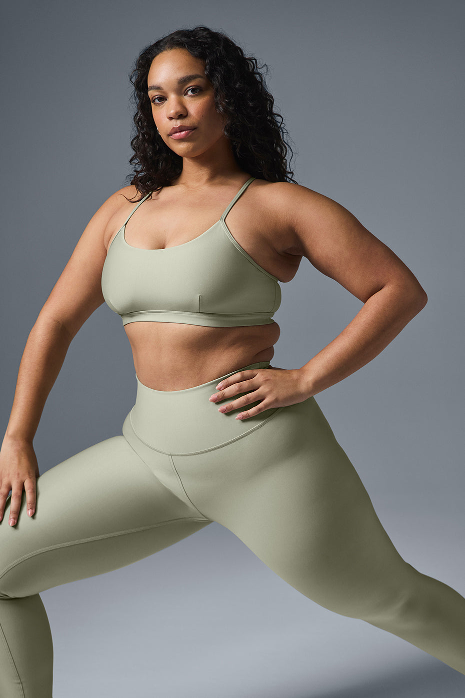 High-Waist Airlift Legging - Limestone - Image 7