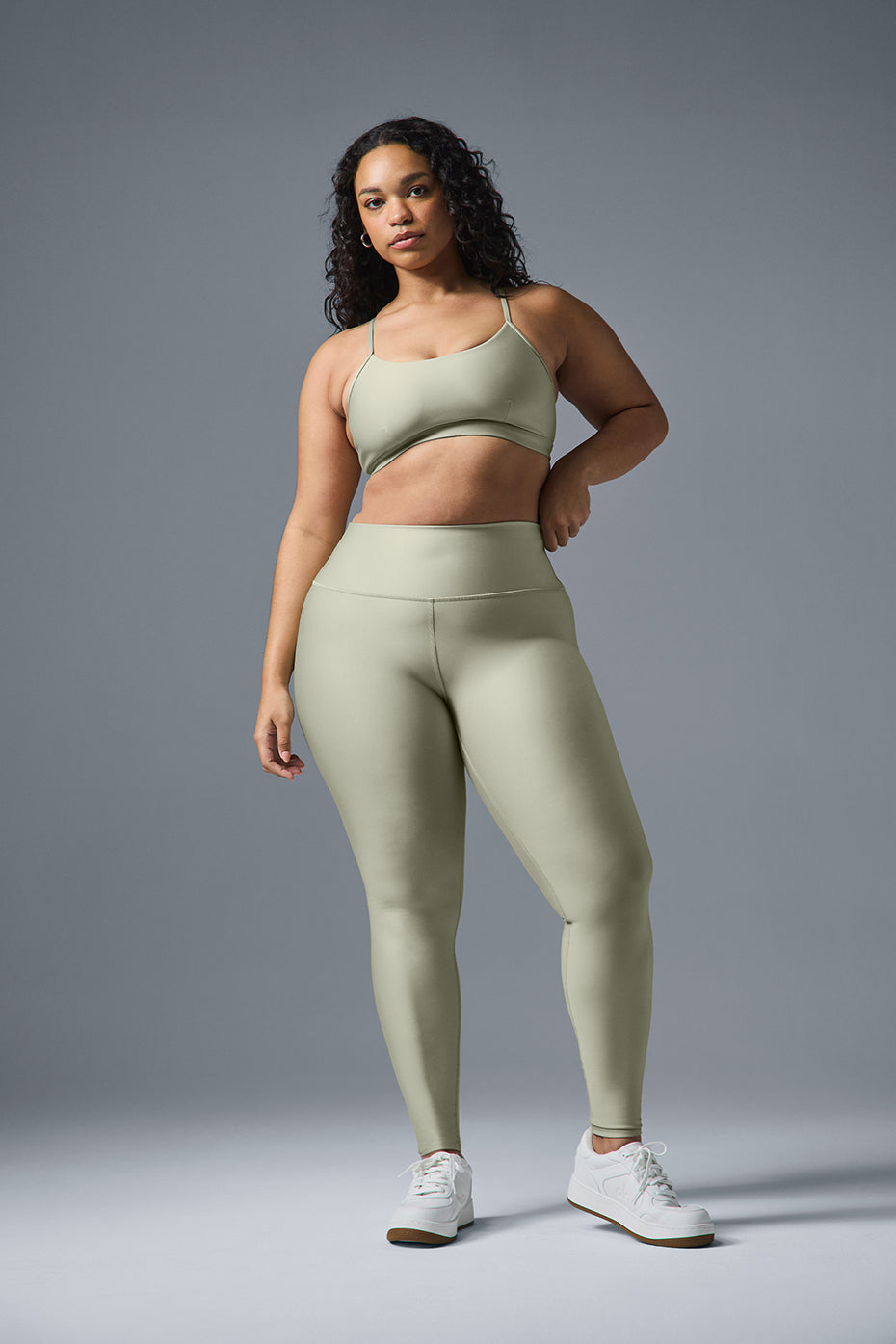 High-Waist Airlift Legging - Limestone - Image 8