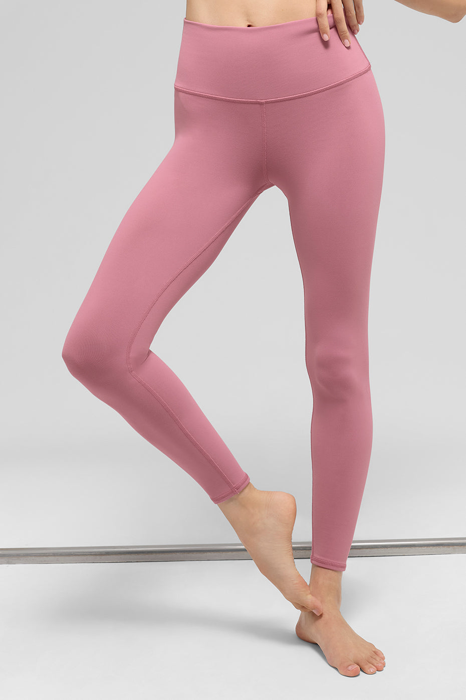 7/8 High-Waist Airbrush Legging - Pink Wild Rose - Image 2