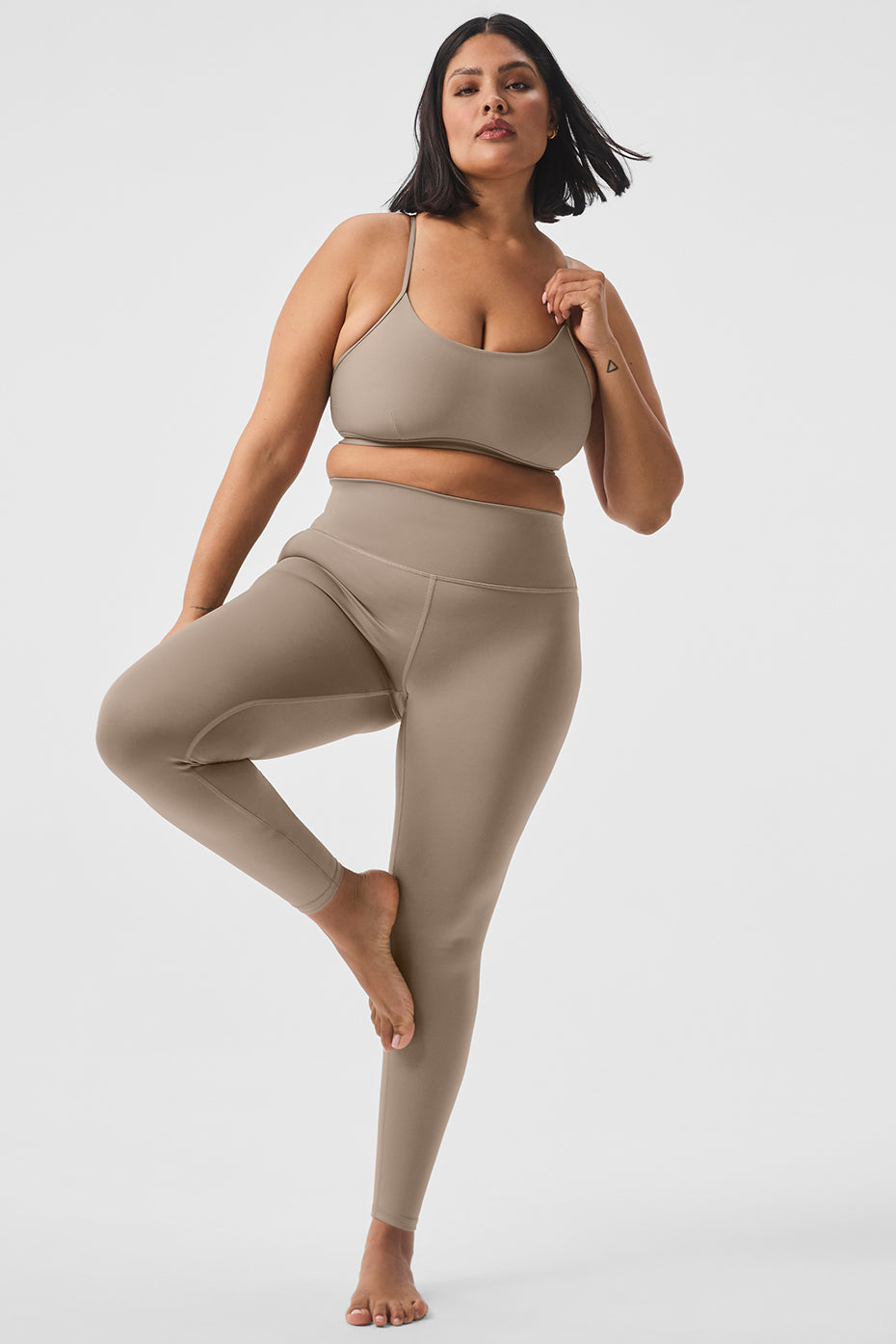 7/8 High-Waist Airlift Legging - Gravel - Image 10