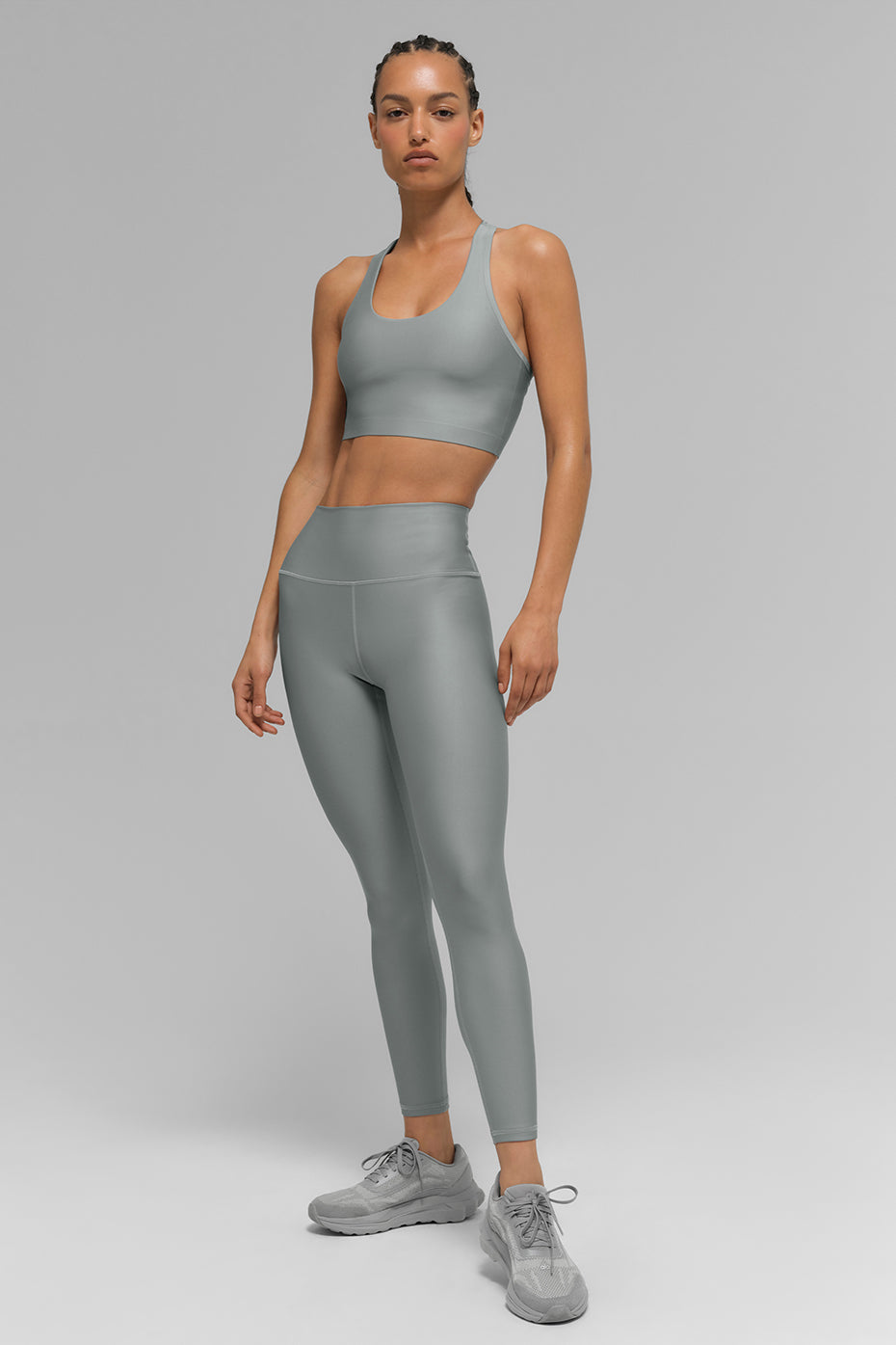 7/8 High-Waist Airlift Legging - Lunar Grey - Image 4