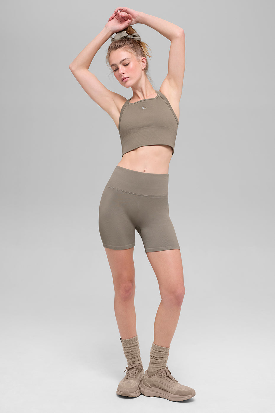 5 Seamless Ribbed Favorite Short - Light Cocoa - Image 5