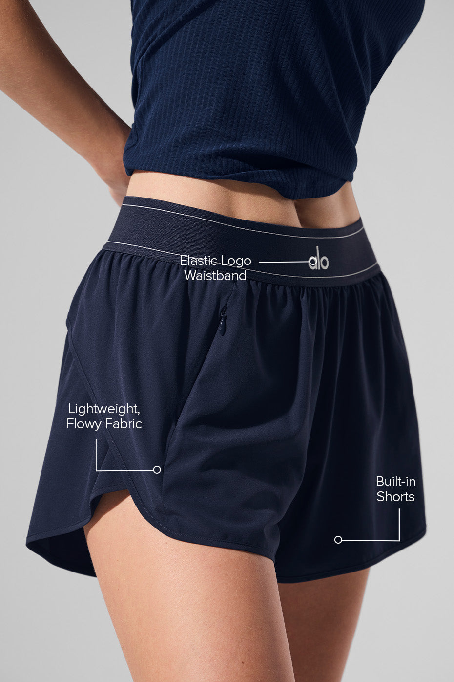 Match Point Short - Navy - Image 2