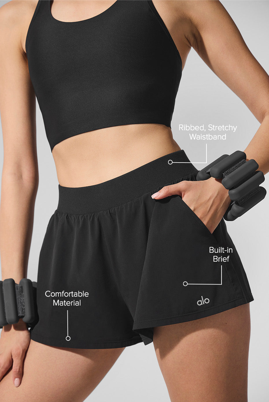 Breezy Short - Black - Image 2