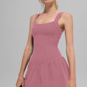 Alosoft Break Point Tennis Dress - Pink Wild Rose