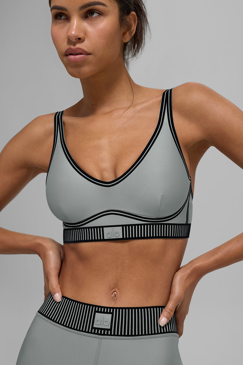 Airlift Line Up Bra - Lunar Grey - Image 2