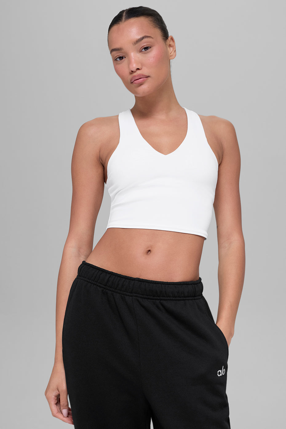 Airbrush Real Bra Tank - White - Image 2