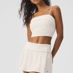 Doubles Only Bra Tank - Ivory