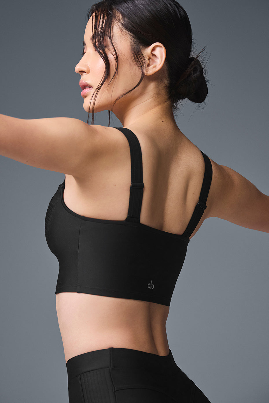 Airlift Turn It Up Bra Tank - Black - Image 4