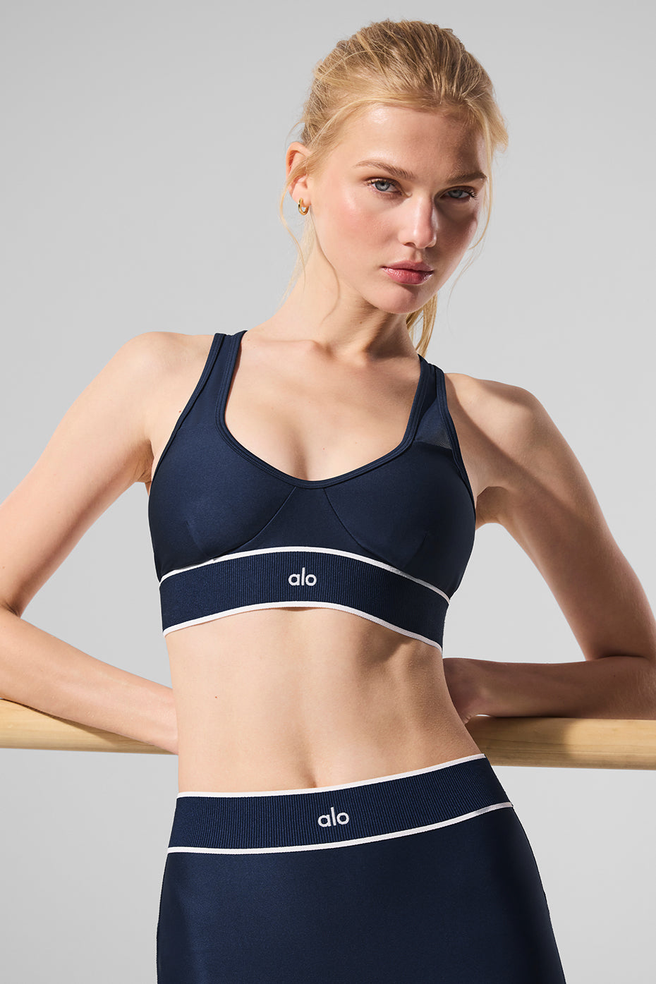 Airlift Mesh Darling Bra - Navy - Image 3