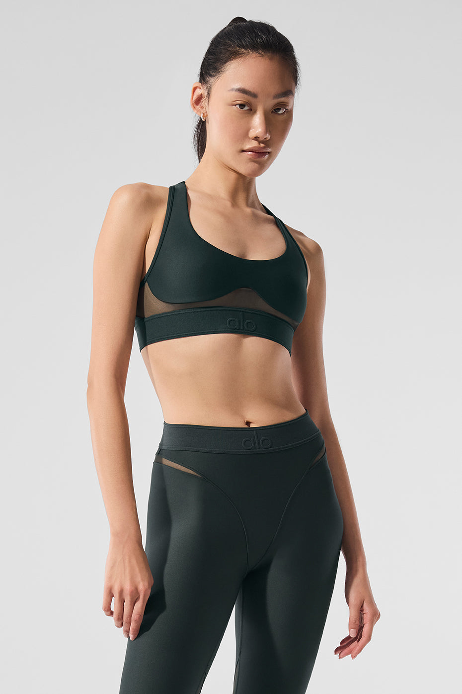 Airlift Rebel Bra - Charcoal Green - Image 4