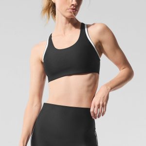 Airlift Super Sleek Contrast Bra - Black/White