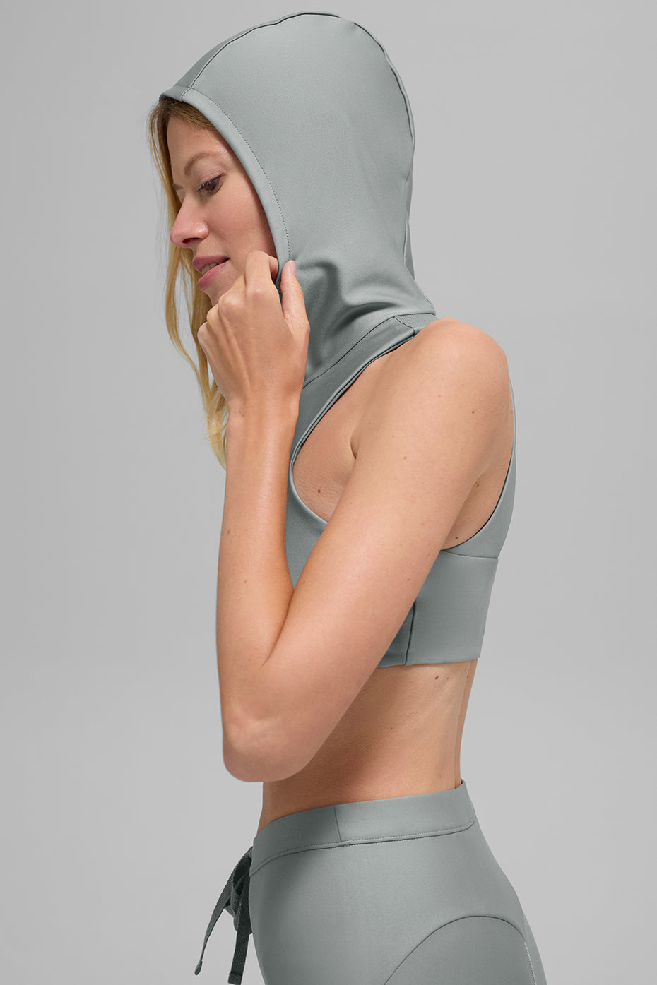 Airlift Light Speed Hooded Bra - Lunar Grey - Image 4